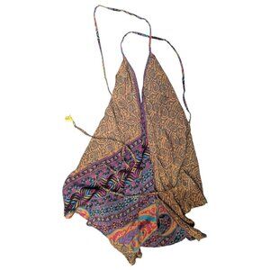 Boutique open back bohemian festival dress Free Size